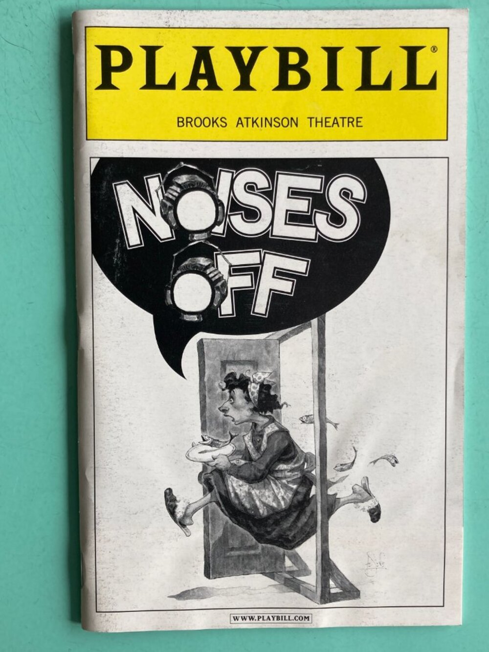 Playbill Noises Off Patti LuPone Peter Gallagher Faith Prince T. R. Knight 2001